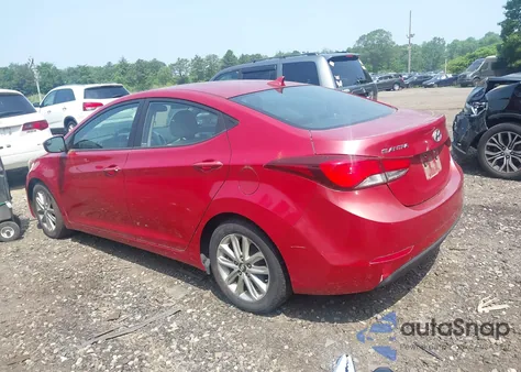 2014 Hyundai Elantra Se from USA, damaged, VIN KMHDH4AE0EU116726